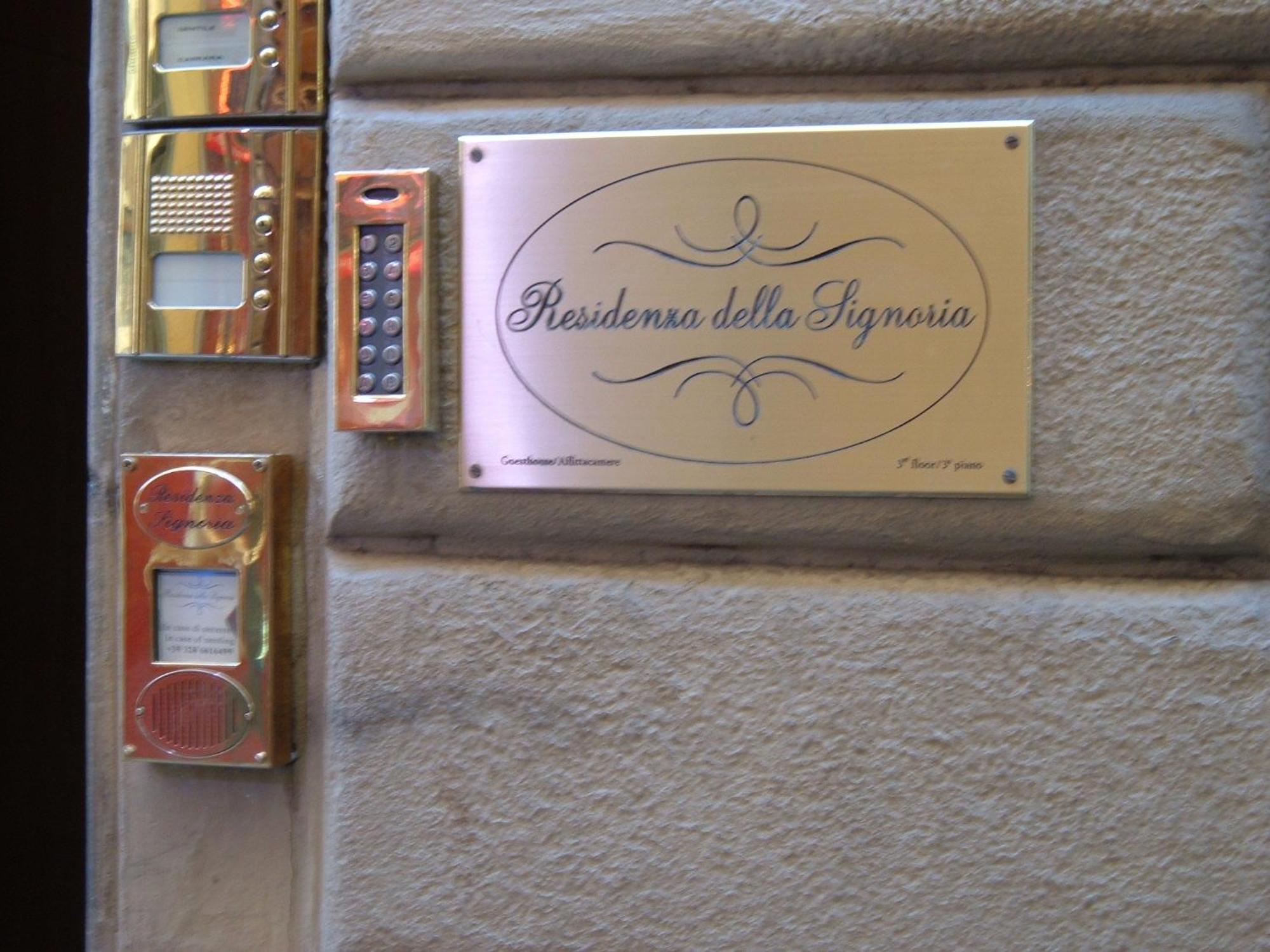 Residenza Della Signoria Hotel Firenze Kültér fotó